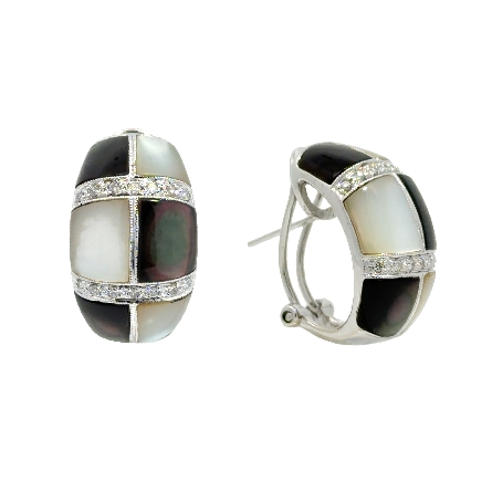 /home/earthtreasures/catalog.shopearthtreasures.com/imagedumplarge/EARTH_U4-20585.jpg 14K White Gold Estate Mother of Pearl Inlaid Om...