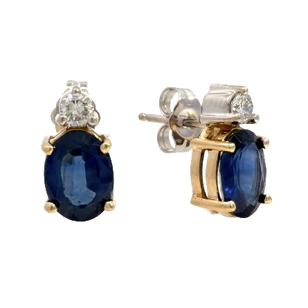 /home/earthtreasures/catalog.shopearthtreasures.com/imagedumplarge/EARTH_U4-20617.jpg 14K Yellow and White Gold Estate Sapphire Prong...