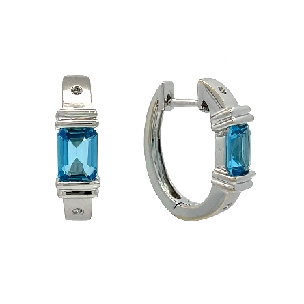 /home/earthtreasures/catalog.shopearthtreasures.com/imagedumplarge/EARTH_U4-20675.jpg 14K White Gold Estate Blue Topaz Oval Hoop Earr...