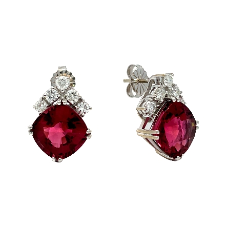 /home/earthtreasures/catalog.shopearthtreasures.com/imagedumplarge/EARTH_U4-20678.jpg 18K White Gold Estate Pink Tourmaline Cluster E...