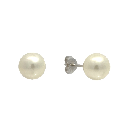 /home/earthtreasures/catalog.shopearthtreasures.com/imagedumplarge/EARTH_U4-20714.jpg 14K White Gold Estate 9.8mm Cultured Pearl  Stu...