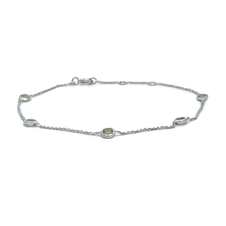 /home/earthtreasures/catalog.shopearthtreasures.com/imagedumplarge/EARTH_U4-20769.jpg 14K White Gold Estate Peridot By The Yard Brace...