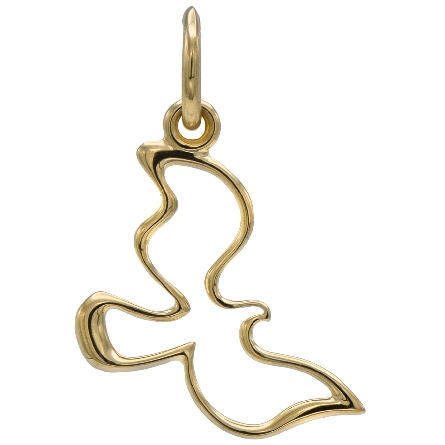 18K Yellow Gold Estate Tiffany and Co Open Dove...