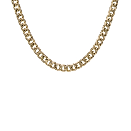 14K Yellow Gold Estate 21inch Curb Chain 9.0dwt