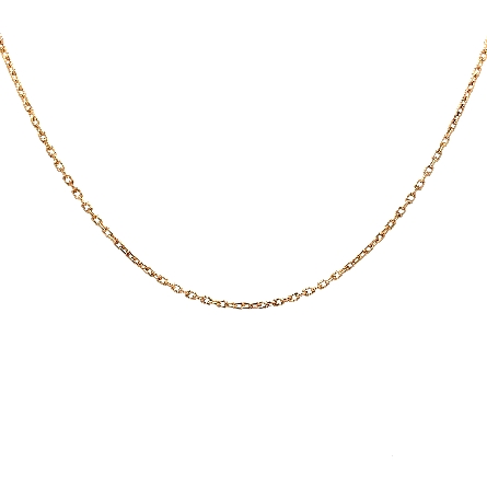 14K Yellow Gold Estate 25inch Cable Chain 5.2dwt 