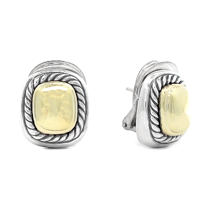 Sterling Silver and 14K Yellow Gold Estate Davi...