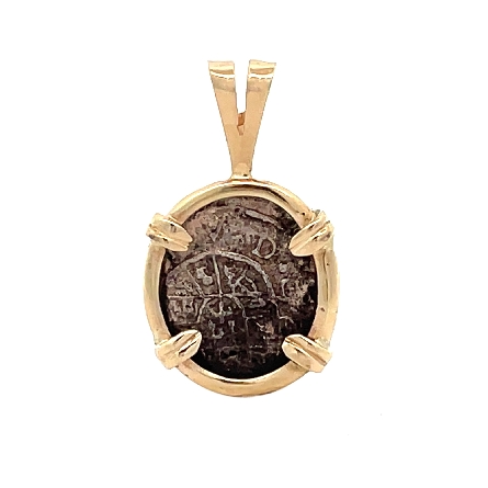 14K Yellow Gold and Sterling Silver Estate Ship...