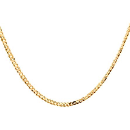 14K Yellow Gold Estate Mariner Curb Link Chain ...