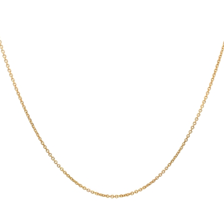 14K Yellow Gold Estate Diamond Cut Cable Link C...