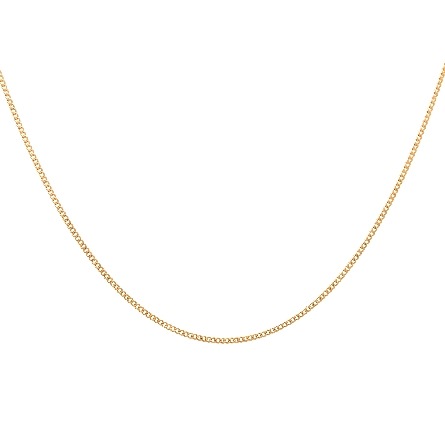 14K Yellow Gold Estate Curb Chain 25.25inch 2.9dwt