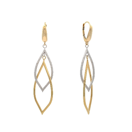 /home/earthtreasures/catalog.shopearthtreasures.com/imagedumplarge/EARTH_U5-17129.jpg 14K Two Tone Estate Tear Drop Lever Back Dangle...
