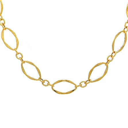 /home/earthtreasures/catalog.shopearthtreasures.com/imagedumplarge/EARTH_U5-17137.jpg 14K Yellow Gold Estate 24inch Twisted Oval Link...