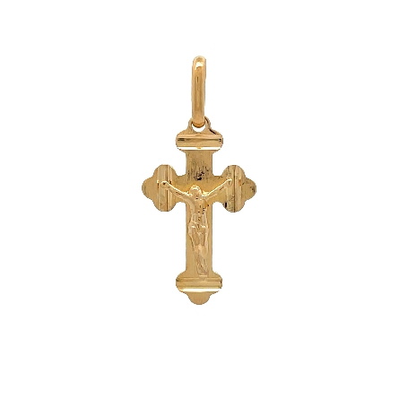 /home/earthtreasures/catalog.shopearthtreasures.com/imagedumplarge/EARTH_U5-17170.jpg 18K Yellow Gold Estate Small Crucifix Pendant 0...