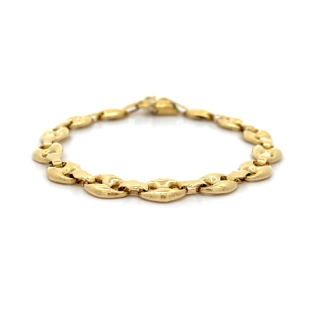 /home/earthtreasures/catalog.shopearthtreasures.com/imagedumplarge/EARTH_U5-17198.jpg 14K Yellow Gold Estate 7.5inch Puffed Mariner B...