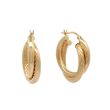 /home/earthtreasures/catalog.shopearthtreasures.com/imagedumplarge/EARTH_U5-17220.jpg 14K Yellow Gold Estate Double Crossover Twisted...