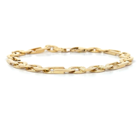 /home/earthtreasures/catalog.shopearthtreasures.com/imagedumplarge/EARTH_U5-17264.jpg 14K Yellow Gold Estate 8.5inch Fancy Figaro Lin...