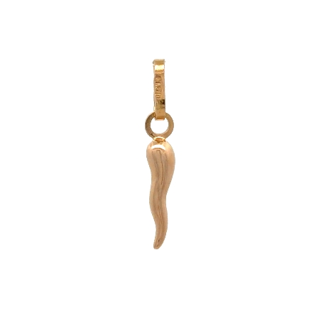 /home/earthtreasures/catalog.shopearthtreasures.com/imagedumplarge/EARTH_U5-17277.jpg 18K Yellow Gold Estate Small Italian Horn Penda...