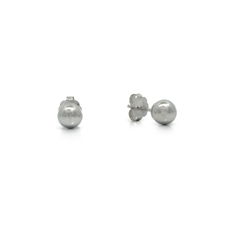 /home/earthtreasures/catalog.shopearthtreasures.com/imagedumplarge/EARTH_U5-17292.jpg 14K White Gold Estate 5mm Polished Ball Stud Ea...
