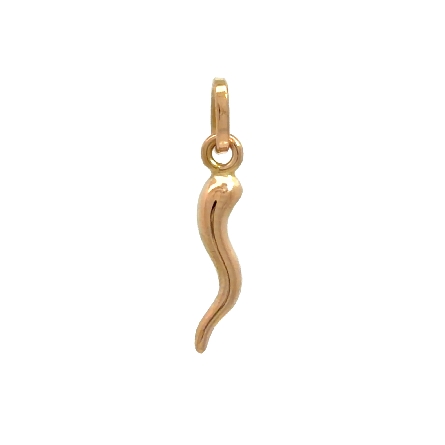 /home/earthtreasures/catalog.shopearthtreasures.com/imagedumplarge/EARTH_U5-17293.jpg 18K Yellow Gold Estate Small Italian Horn Penda...
