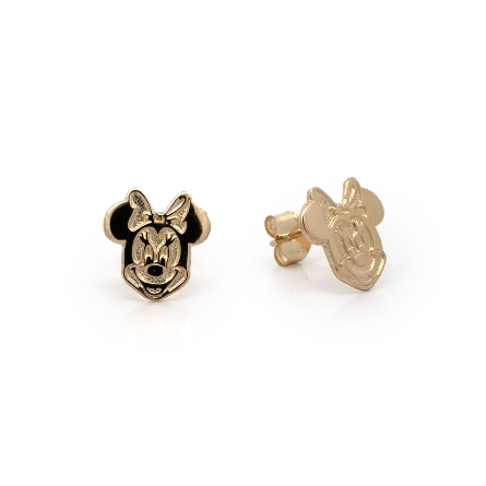 /home/earthtreasures/catalog.shopearthtreasures.com/imagedumplarge/EARTH_U5-17297.jpg 14K Yellow Gold Estate Minnie Mouse Stud Earrin...