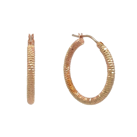 /home/earthtreasures/catalog.shopearthtreasures.com/imagedumplarge/EARTH_U5-17307.jpg 14K Rose Gold Estate Diamond Cut Textured Round...