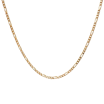 /home/earthtreasures/catalog.shopearthtreasures.com/imagedumplarge/EARTH_U5-17315.jpg 14K Yellow Gold Estate 19.75inch Figaro Link Ch...