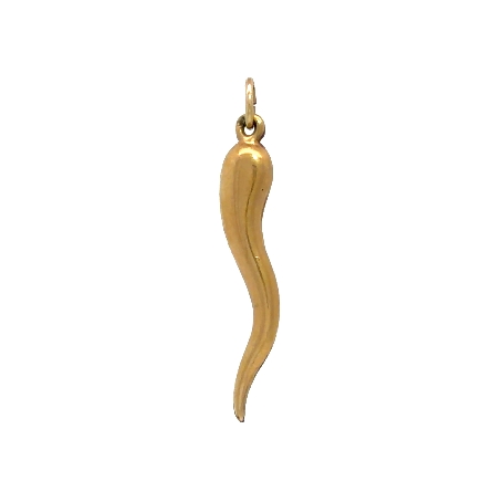/home/earthtreasures/catalog.shopearthtreasures.com/imagedumplarge/EARTH_U5-17337.jpg 14K Yellow Gold Estate Italian Horn Charm Penda...