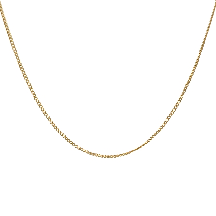 /home/earthtreasures/catalog.shopearthtreasures.com/imagedumplarge/EARTH_U5-17355.jpg 14K Yellow Gold Estate 22inch Curb Chain 3.3dwt