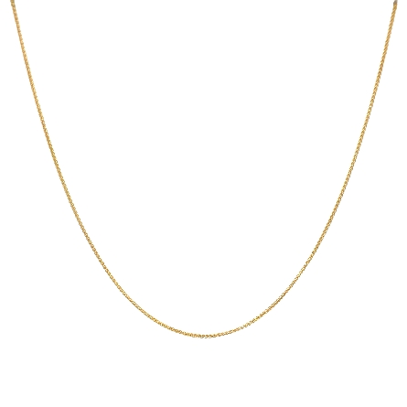 /home/earthtreasures/catalog.shopearthtreasures.com/imagedumplarge/EARTH_U5-17361.jpg 14K Yellow Gold Estate 18inch Wheat Chain 1.9dwt 