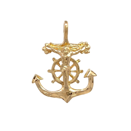 /home/earthtreasures/catalog.shopearthtreasures.com/imagedumplarge/EARTH_U5-17374.jpg 14K Yellow Gold Estate Polished Mariners Cross ...