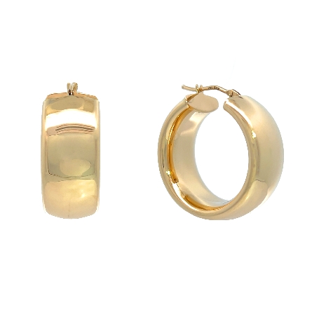 /home/earthtreasures/catalog.shopearthtreasures.com/imagedumplarge/EARTH_U5-17387.jpg 14K Yellow Gold Estate Wide Hollow Round Polish...