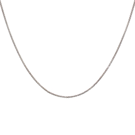 /home/earthtreasures/catalog.shopearthtreasures.com/imagedumplarge/EARTH_U5-17450.jpg 14K White Gold Estate 16inch Popcorn Link Chain...