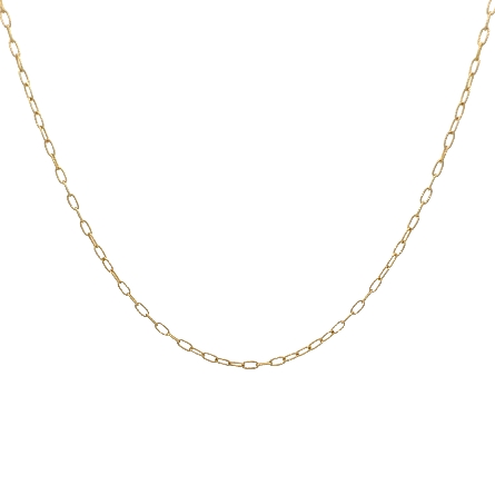 /home/earthtreasures/catalog.shopearthtreasures.com/imagedumplarge/EARTH_U5-17455.jpg 14K Yellow Gold Estate 18inch Textured Papercli...