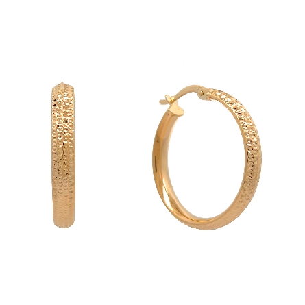 /home/earthtreasures/catalog.shopearthtreasures.com/imagedumplarge/EARTH_U5-17466.jpg 14K Yellow Gold Round Textured Hoop Earrings 2....