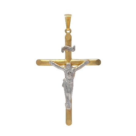 /home/earthtreasures/catalog.shopearthtreasures.com/imagedumplarge/EARTH_U5-17483.jpg 14K Yellow and White Gold Estate Brushed and Po...