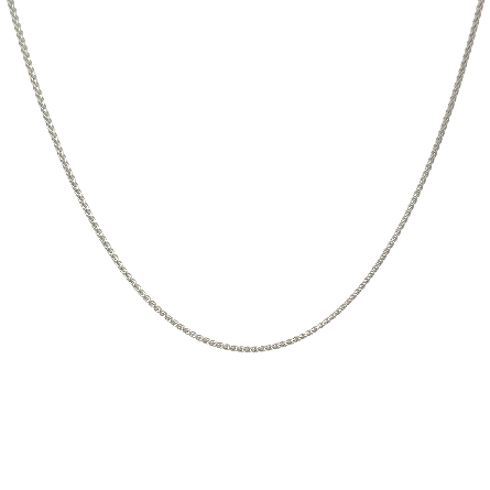 /home/earthtreasures/catalog.shopearthtreasures.com/imagedumplarge/EARTH_U5-17491.jpg 14K White Gold Estate 18inch Polished Wheat Cha...