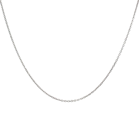 /home/earthtreasures/catalog.shopearthtreasures.com/imagedumplarge/EARTH_U5-17518.jpg 14K White Gold Estate 16inch Cable Link Chain 1...