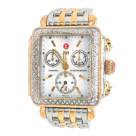 Stainless Steel and Yellow Gold Plated Estate M...