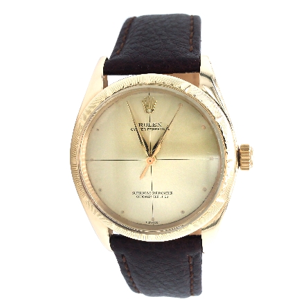 14K Yellow Gold Estate Rolex Oyster Perpetual W...