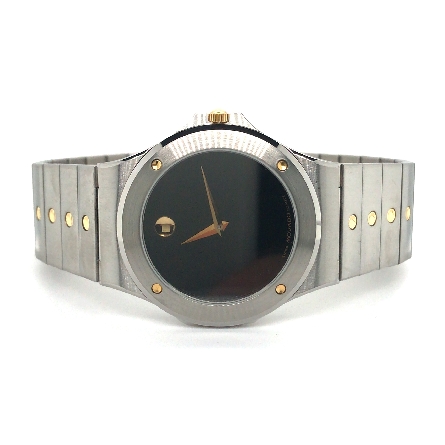 Stainless Steel and Yellow Plated Estate Movado...