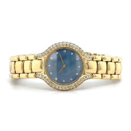 18K Yellow Gold Estate Ebel Blue Mother of Pear...
