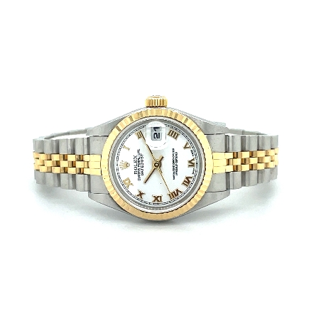 Stainless Steel and 18K Yellow Gold Estate Role...