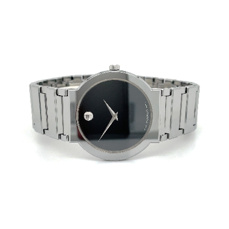 Tungsten Estate Movado Valor Watch w/Black Dial 