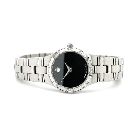 Stainless Steel Estate Ladies Movado Watch w/Di...