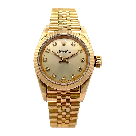 18K Yellow Gold Estate Rolex Oyster Perpetual O...
