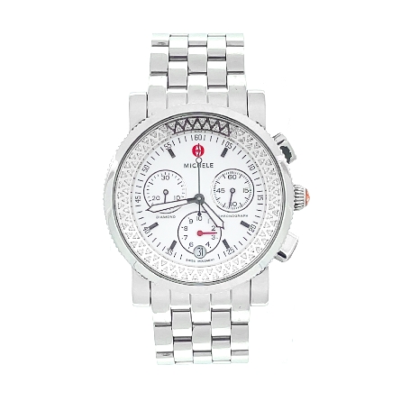 Stainess Steel Estate Michele Chronograph Sport...