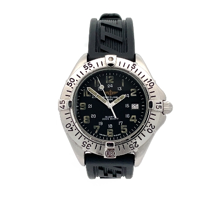 Stainless Steel Estate Breitling Midsize w/Blac...