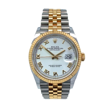 Stainless Steel and 18K Yellow Gold Estate Role...