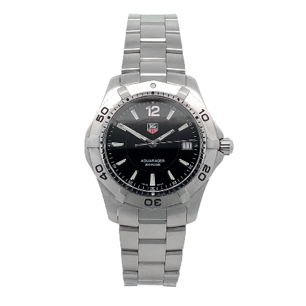 Stainless Steel Estate Tag Heuer Gents Aquarace...