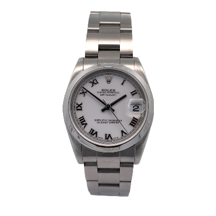 Stainless Steel Estate Rolex Mid-Size Oyster Pe...